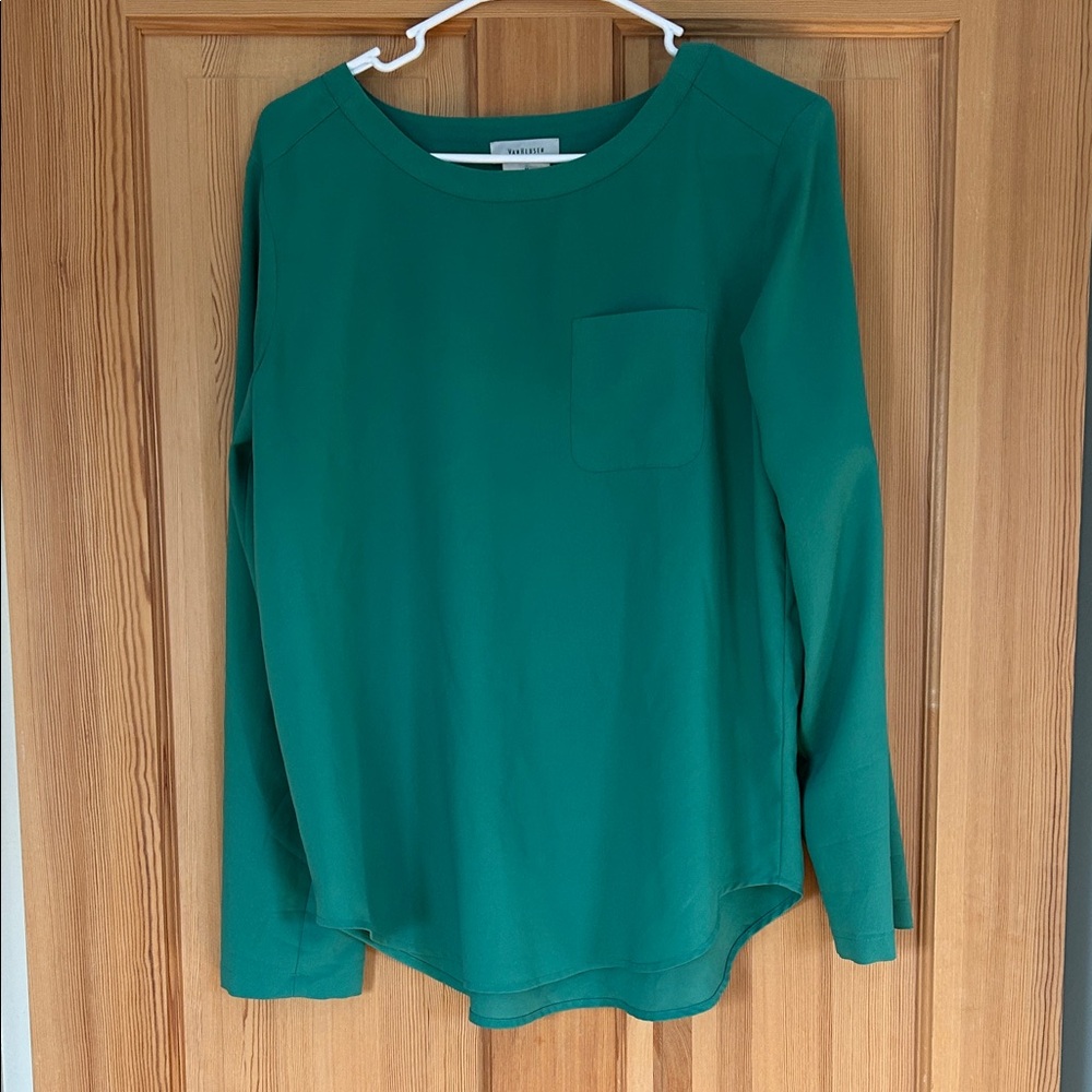 Teal Long Sleeve Women's Top